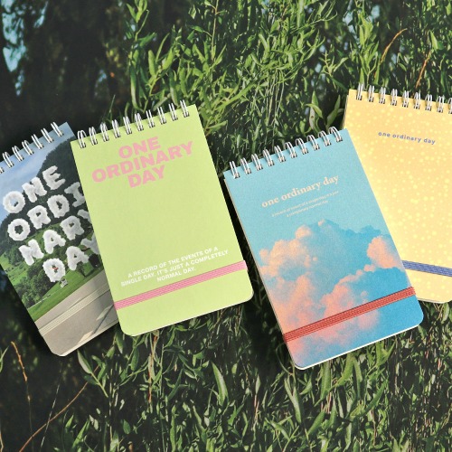 O-CHECK Ordinary Fits in One Hand Spring Mini Notebook