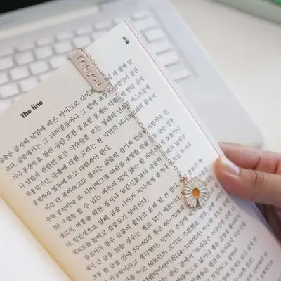 オーチェック ブックマーク ブッククリップ 金属 書き込み用タグ ブックマーカー(ロング)