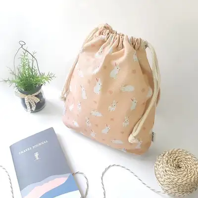 オーチェック ストリングポーチ(L) ウサギ STRING POUCH(L) RABBIT