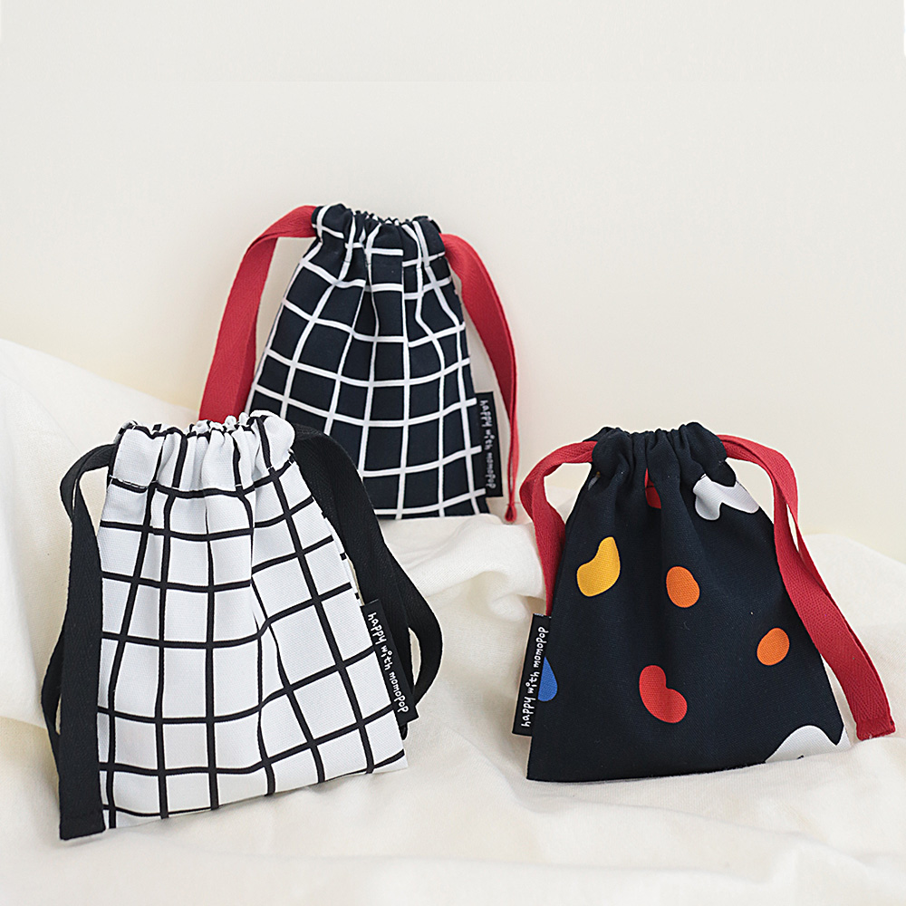 Momopop Mini Fabric Bokjori String Pouch