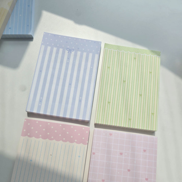 Meli Factory | Sweet Pattern Tteok Memo Pad (4 Types)