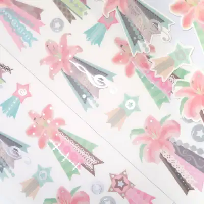 Stickers (ST2KRS) | Lily Rosette Sticker