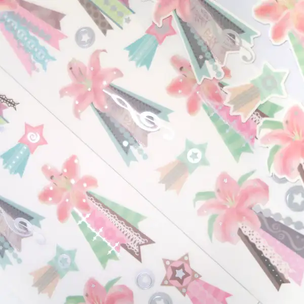 Stickers (ST2KRS) | Lily Rosette Sticker
