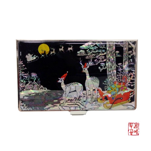 Rudolf's Gift Portable Business Card Case