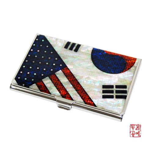 ROK-US Combined Portable Business Card Holder