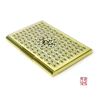 三足烏金屬名片夾[黑色]
