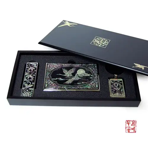 螺钿办公用品3件套装