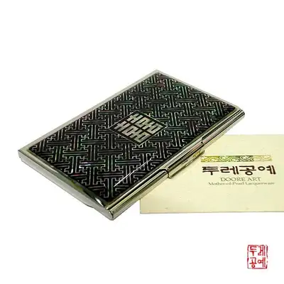 Nacre Business Card Holder [Heuija Pattern]