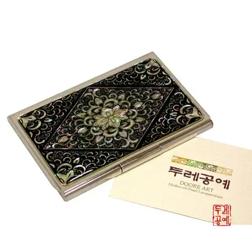 螺鈿名片夾【唐草】