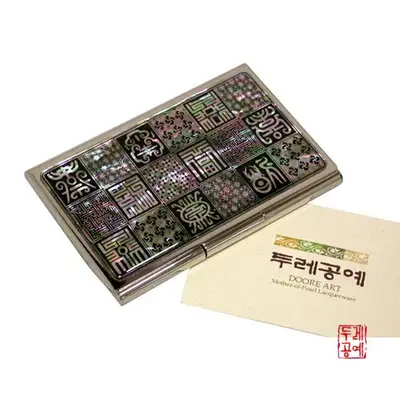 螺鈿名片夾[壽福文字圖]