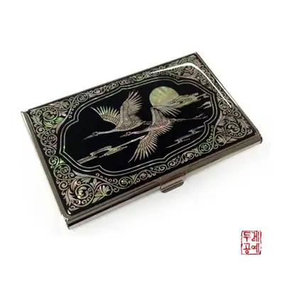 螺鈿名片夾【雲鶴】