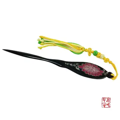 黑檀四月紫花纸刀