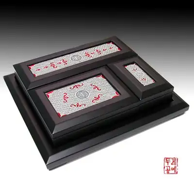 文具用品組合[銀線蝙蝠紋]