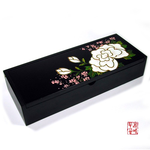 Traditional Lacquerware Painted Brush Holder 1