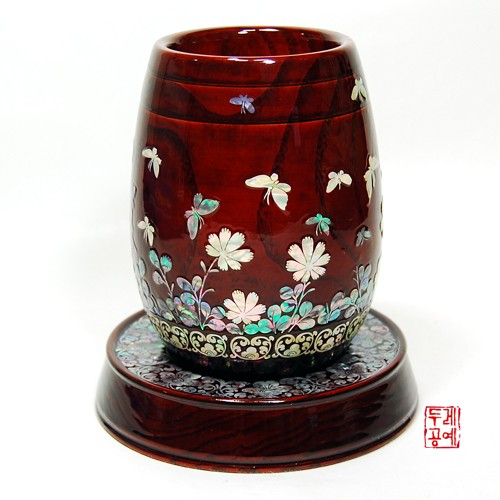 Pencil Holder (Flowers and Insects)