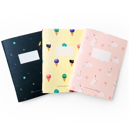 O-CHECK Saddle-Stitched Notebook NOTE S DOT
