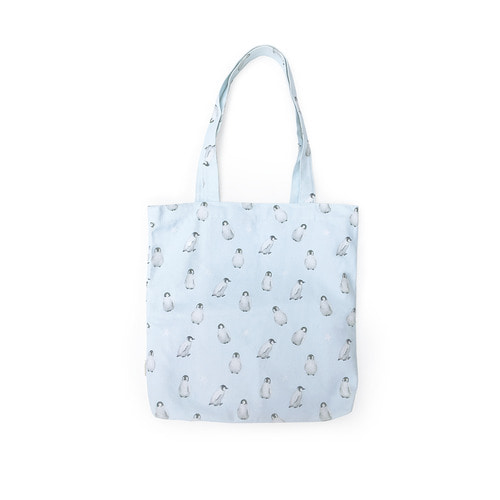 Cute Illustrated Pattern Penguin Cotton Eco Bag