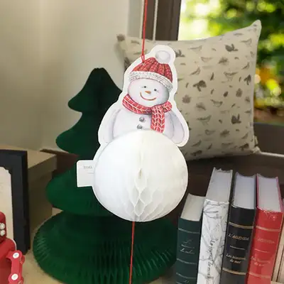 オーチェック クリスマスカード CHRISTMAS CARD SNOWMAN_VER.2 雪だるま