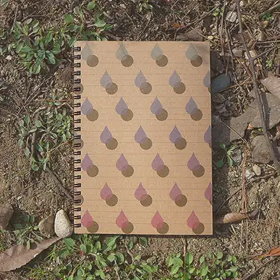 欧切克 春季笔记本 SPRING NOTE 雨滴 方格纸