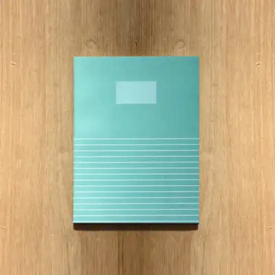 O-CHECK 笔记本 NOTE Pattern Green 绿色图案（横线）