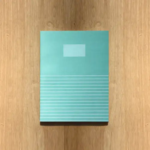 O-CHECK 笔记本 NOTE Pattern Green 绿色图案(横线)