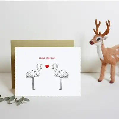 O-CHECK 留言卡 MESSAGE CARD I LOVE ONLY YOU