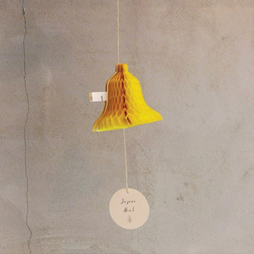 O-CHECK Mobile Christmas Card CHRISTMAS CARD Gold Bell