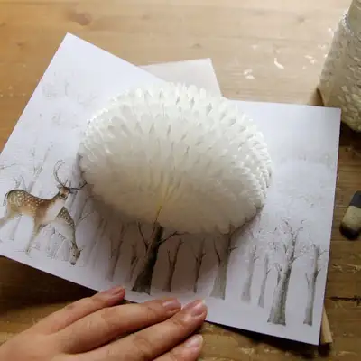 欧切普 POP UP CARD noel 弹出式贺卡 圣诞节