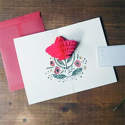欧切普 POP UP CARD love ver.2 爱情弹出卡 立体