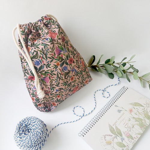 O-CHECK String Pouch (L) Flower
