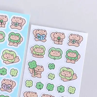ポポスク | クローバーが好き シールステッカー