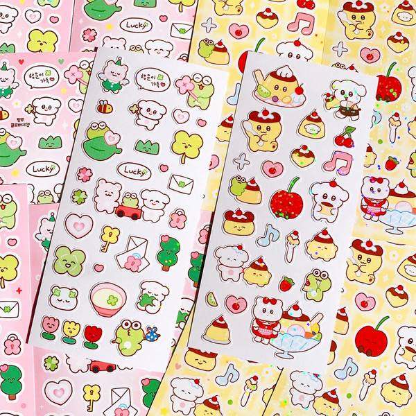 Pinglu | Pudding Likes / Clover Travel Seal Stickers