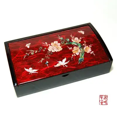 梅花宣纸便签盒