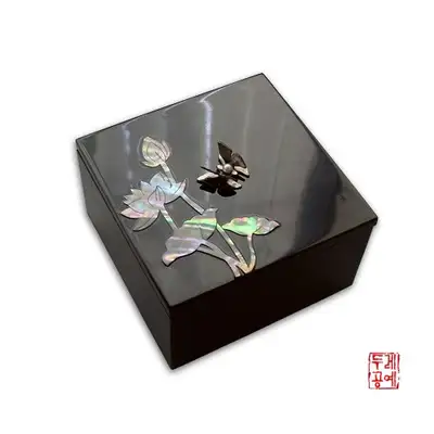 贝母小盒-莲花纹