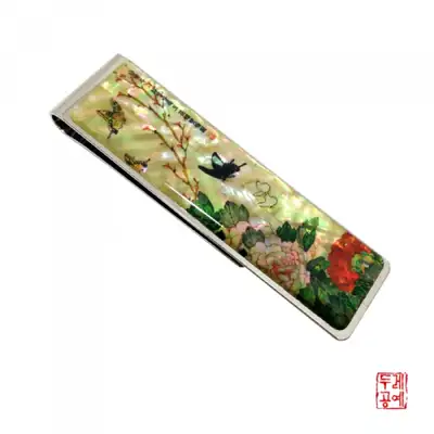 [南桂宇] 花蝶图 - 牡丹花与蝴蝶钱夹