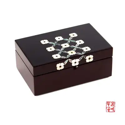 窗纹花纹名片盒