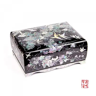 葡萄花鸟纹文件盒 特大号
