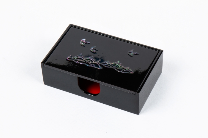 Drifting Water Bird Pattern Business Card Holder