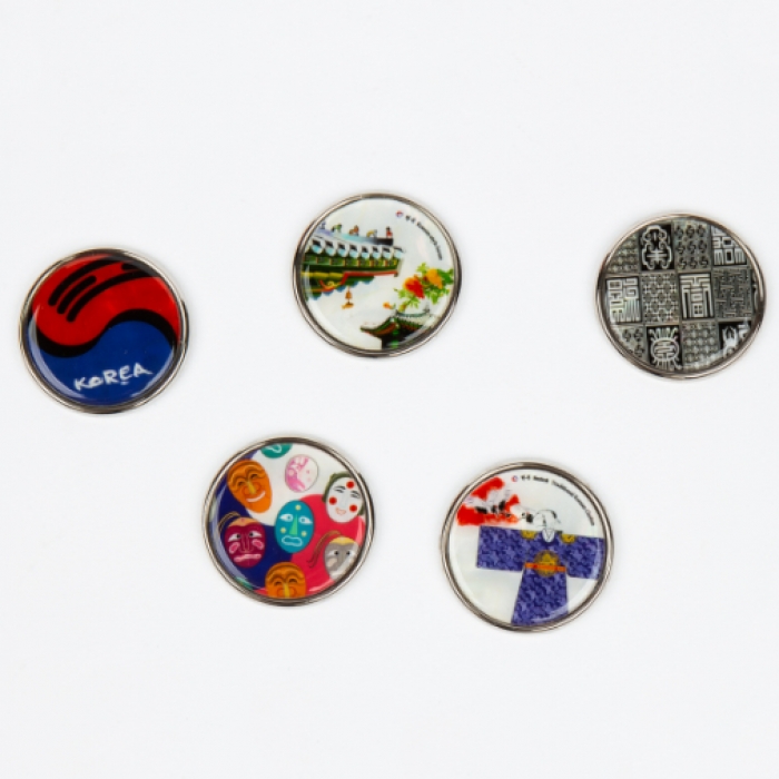 Mother-of-Pearl Magnet Set