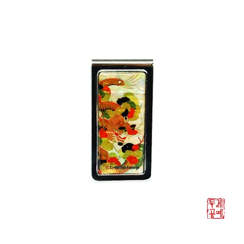 Dragon Mother-of-Pearl Money Clip