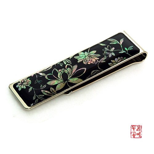 Peony Money Clip
