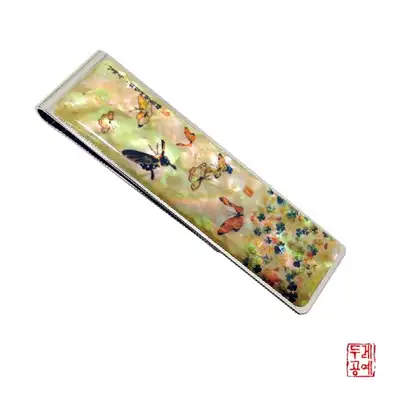 [南계우] 花蝶图 - 三叶草与蝴蝶款钱夹