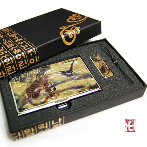 螺钿 USB 2种套装(虎和喜鹊)
