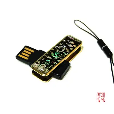 螺钿 USB 存储器(4G) - 胸背