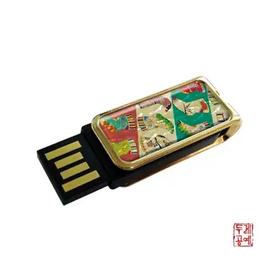 韩国遗产 USB闪存 花袜