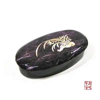 兰花韩纸小物盒 [紫色]