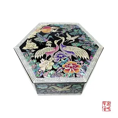松鹤六角迷你多用途盒 [黑]