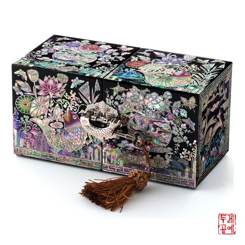 Minhwa Mother-of-Pearl Double Box