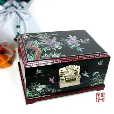 花鳥紋珠寶盒
