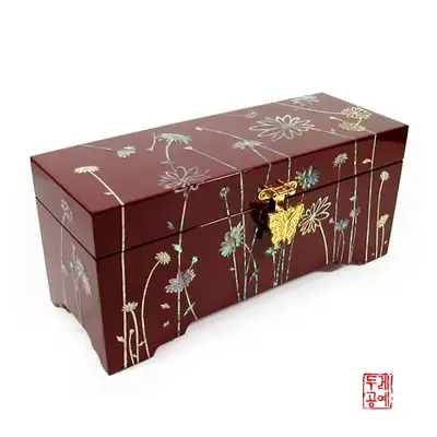 野花珠寶盒[紅色]